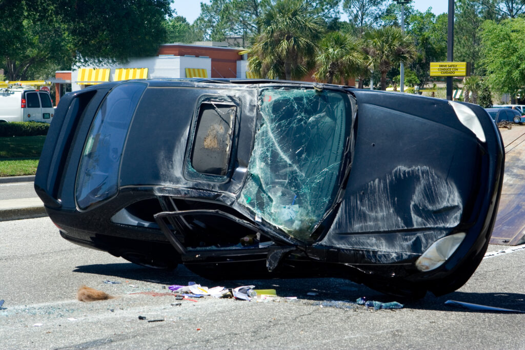 Look out for signs of shock after a crash