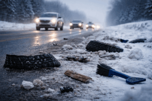 Winter Road Debris Accidents in Pennsylvania: What Drivers Miss Until It’s Too Late