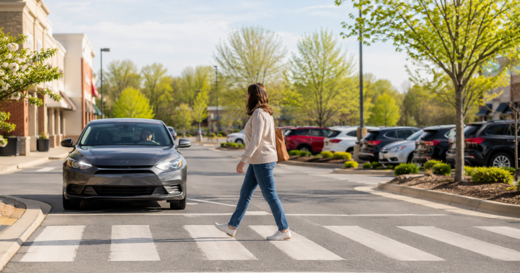 Pedestrian Injuries in Parking Lots and Crosswalks This May: When a Pennsylvania Driver Can Be Held Liable