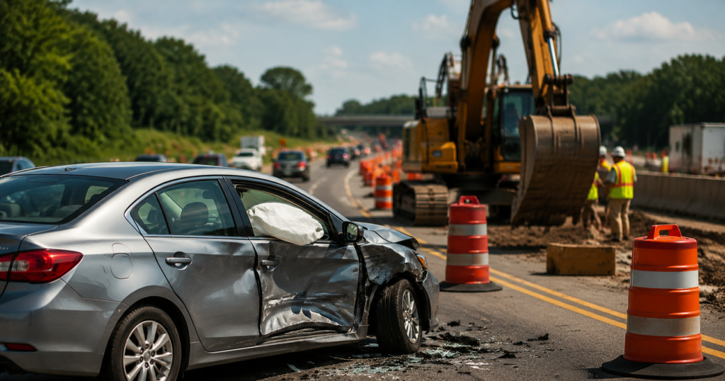 Summer Construction Zone Car Accidents in Pennsylvania: Who Is Liable When Road Work Causes a Crash?